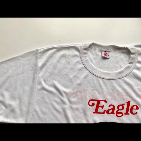 Vintage 70s supersoft 50/50 cotton poly T-shirt - Picture 3 of 4